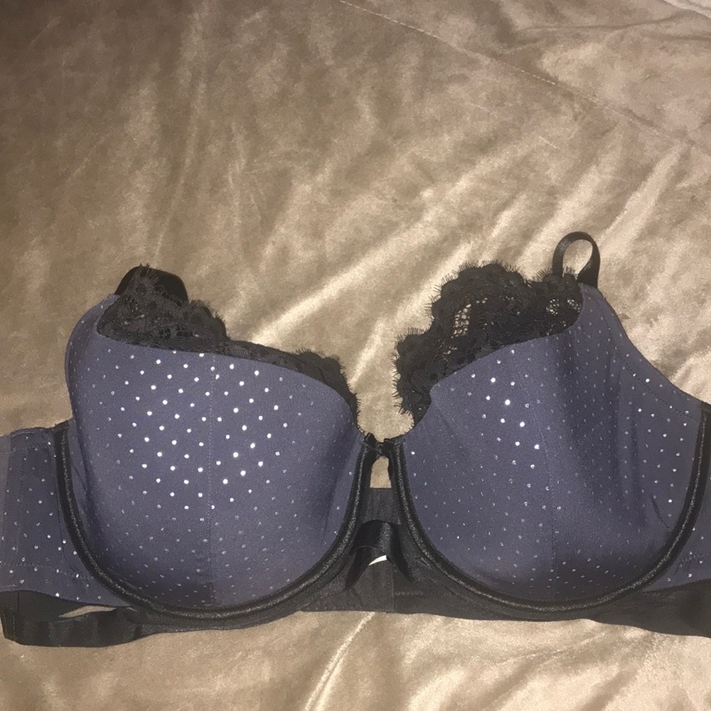 Cacique lightly lined French balconette bra, 42DD, NWT